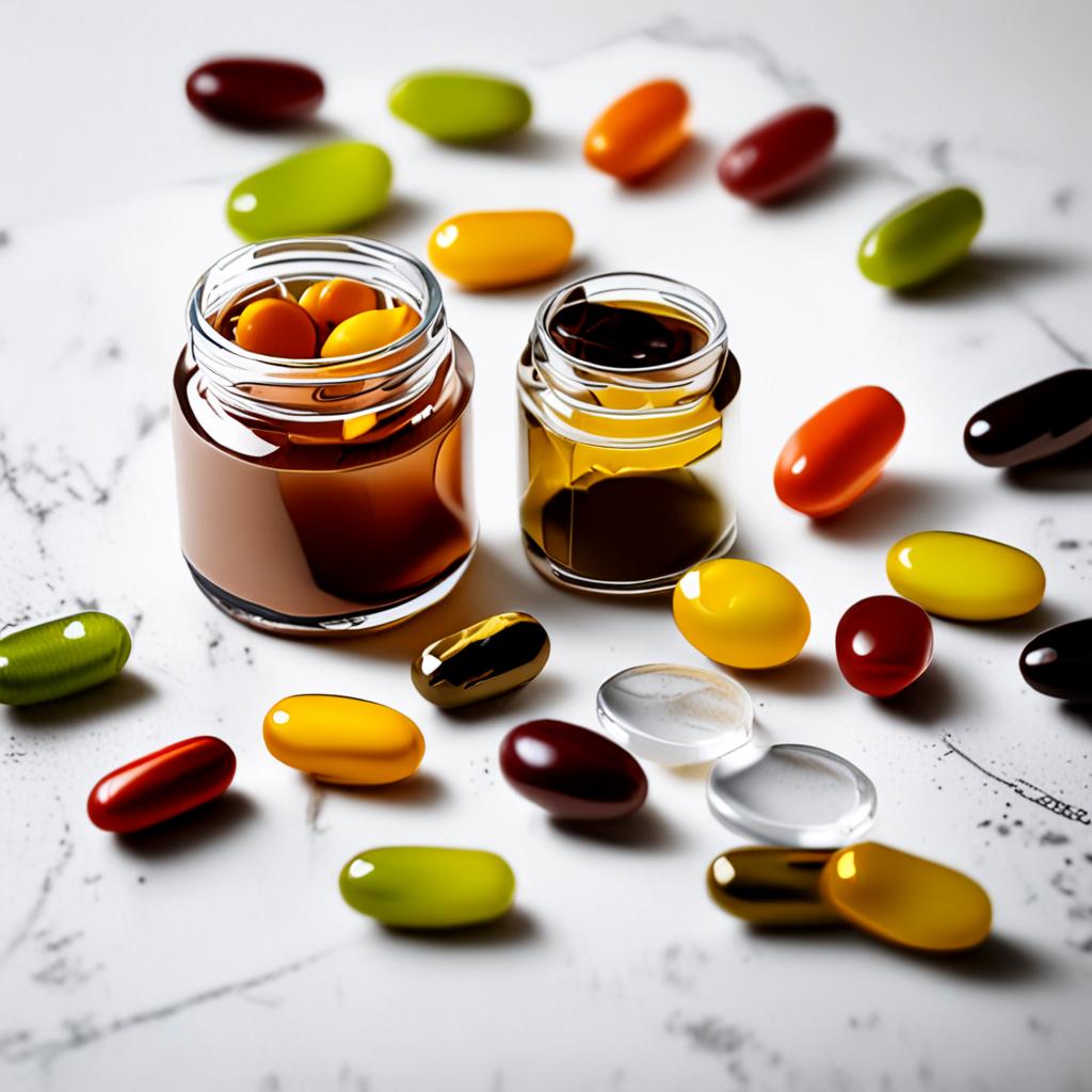 AI product photography - health supplement capsules clean studio background - VOID AI bulk image creator